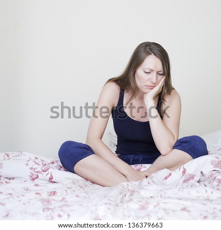 woman being bored
