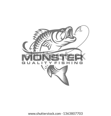 Vintage Fishing Logo Image