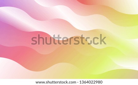 Modern Wavy Background. For Template Cell Phone Backgrounds. Vector Illustration with Color Gradient