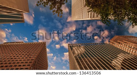 Wonderful City Skyscrapers .