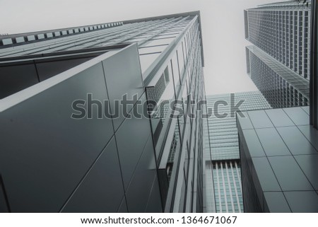 Skyscraper in the urban center of Japan. Royalty-Free Stock Photo #1364671067