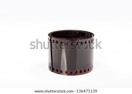 An image of analog camera film