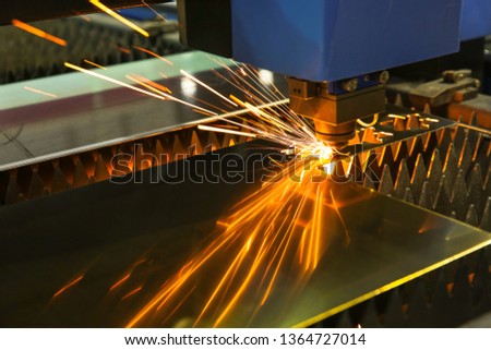 
 Cutting Machine Sparks or Laser cutting 