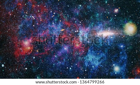 planets, stars and galaxies in outer space showing the beauty of space exploration. Elements furnished by NASA 