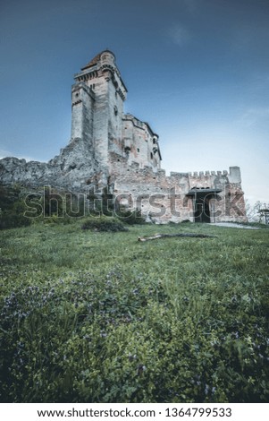 Photo of medieval castle in Austria burg lichtenstein