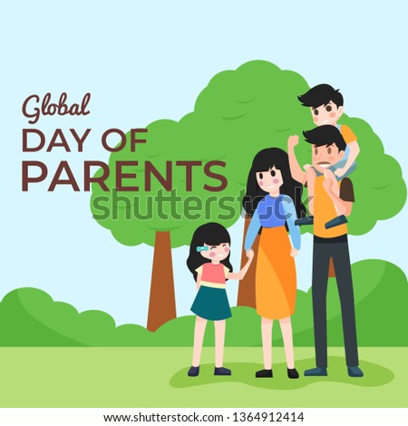 Global Day of Parents Illustration