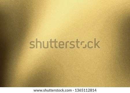 Abstract texture background, shiny polished gold wave metal