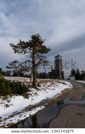Landscape of the highest point in the Black Forest Hornisgrinde