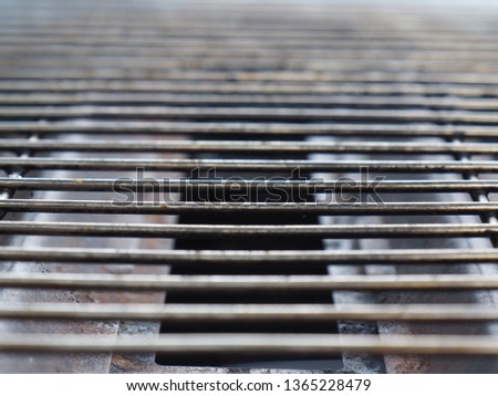 Grate of the grill.