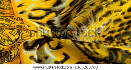 texture, pattern, background. leopard silk fabric. Screen printing on silk duck; This is a template for your accents. Create projects, wallpapers, postcards and more. Colors include brown and brown