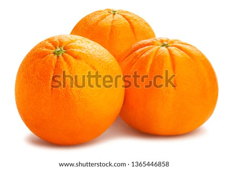 orange fruit path isolated