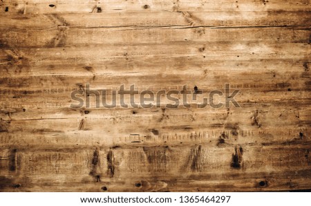 Brown wood texture. Abstract background, empty template. Old crackled wooden texture