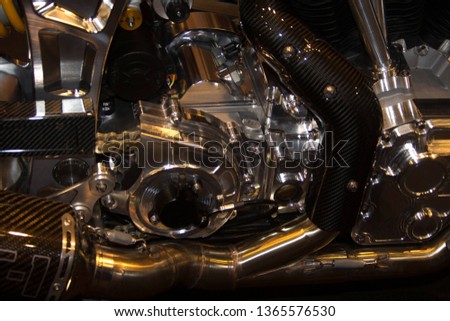 motorcycle engine for background
