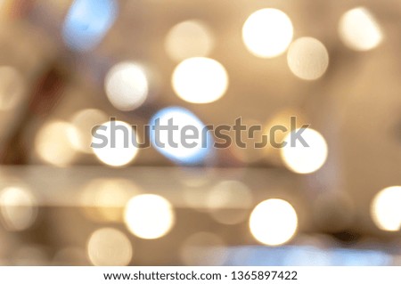 Blur bokeh.Lights in the beautiful party of the rich in luxury hotels in Thailand.