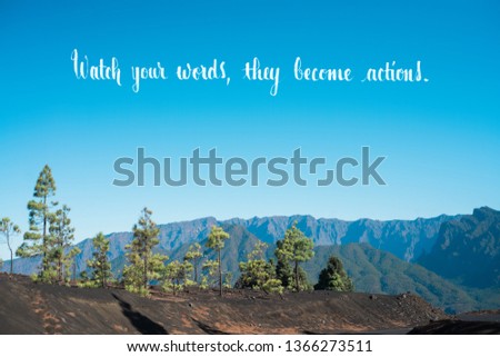 Quote by ancient Chinese philosopher Lao Tzu against nature background