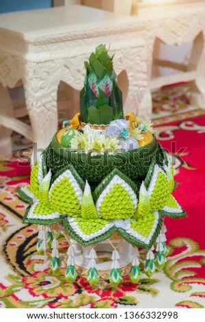 Thai wedding ceremony traditional groom gift phan khan mak,Thai wedding gift.