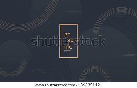 Minimal geometric background in asian style. Eps10 vector. Royalty-Free Stock Photo #1366351121