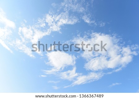 Blue sky and white clouds high definition map