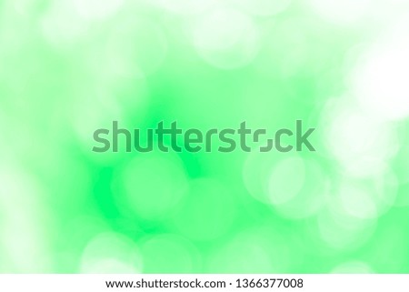 Blured green bokeh background from nature