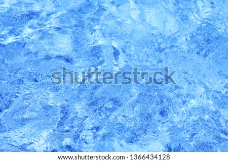 Bright clean blue water in pool or ocean texture