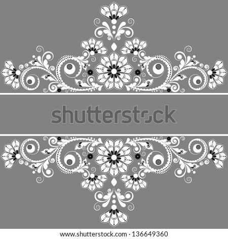 vector vintage floral  background