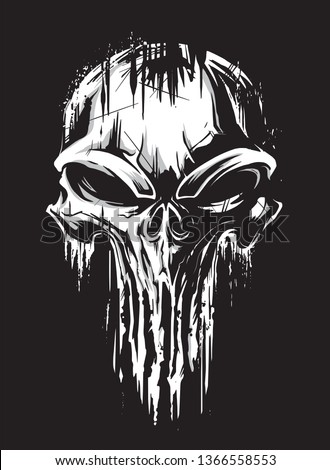 Military Grunge Skull