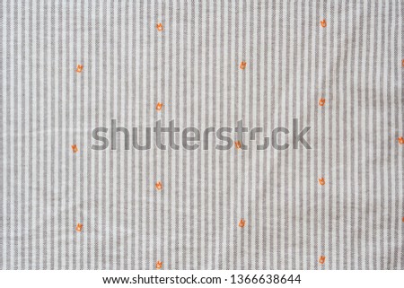 Striped Cotton Shirt Background. Fabric Texture as Blank Background
