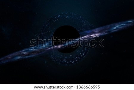 First image of black hole. Wormhole in deep space. Messier 87. Elements of this image furnished by NASA