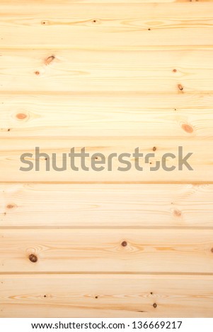 Wooden texture (surface, background) close up. Beige pine planks vertical.