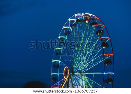 led lighting ferris wheel