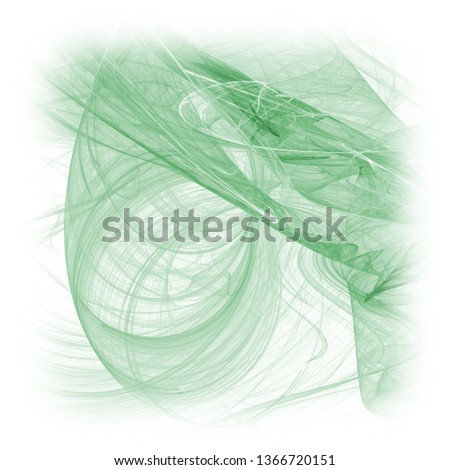 Abstract background with  white blurred edges. Fractal composition