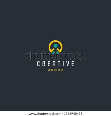 Human Location Creative Business Logo Design