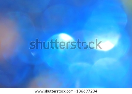 Abstract Art of Color - Gemstone Brilliant Blue makes one think of imaginary wealth and possibilities.
