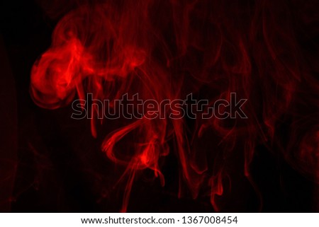 Texture of red steam on a black background