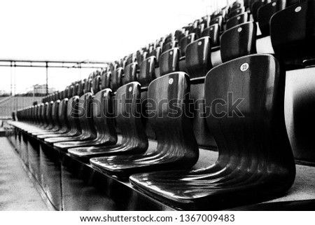 Chairs at the stadium