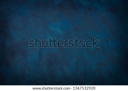 Blue texture dark slate background. Stone concrete surface.