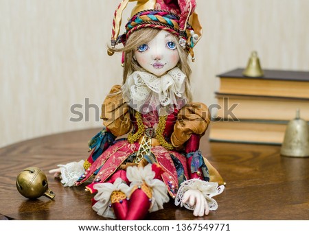 Handmade textile doll