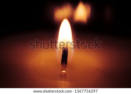 Close up of a candle 