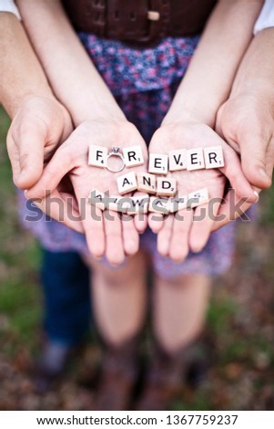 Forever and Always Royalty-Free Stock Photo #1367759237