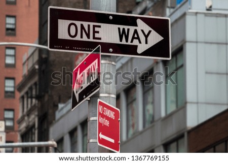 Street Sign in New York