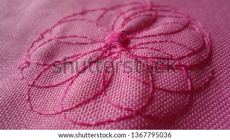 fabric flower texture