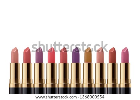 ladies makeup set and lipstick