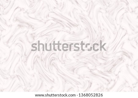 Abstract background effect of marble, grown liquid. Digital white swirl texture.