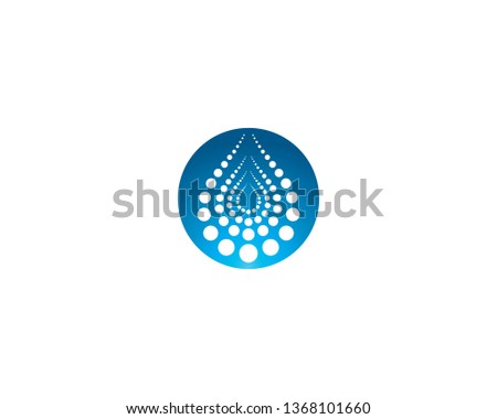Water drop symbol illustration