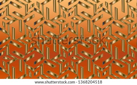 abstract classic golden pattern. Background image. Abstract decorative texture. Modern pattern. metal mosaic on a colored background.abstract classic golden pattern. Background image. 