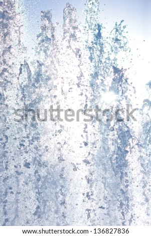 abstract blue water splash background