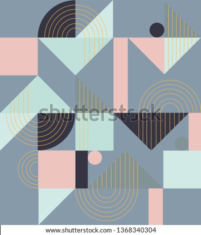 geometric pattern. ethnic seamless ornament. Abstract background - colorful lines. Vector illustration.