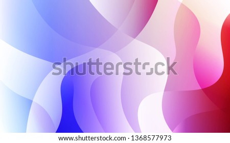 Vibrant And Smooth Gradient Soft Colors Wave Geometric Shape. For Cover Page, Poster, Banner Of Websites. Vector Illustration