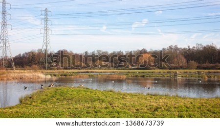 Lee Valley Park, near Cheshunt, Hertford, England, UK.