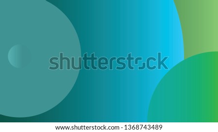 blue spheres on green background